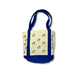 Ginkgo Leaf Embroidered Mini Boat Tote