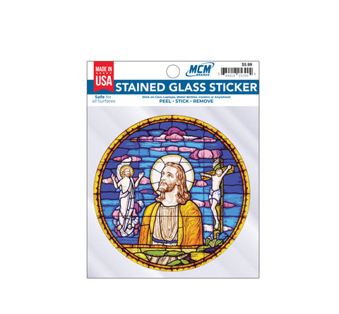 Christos Window Stained Glass Sticker