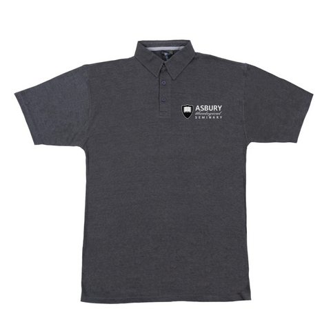 Heather Charcoal Polo