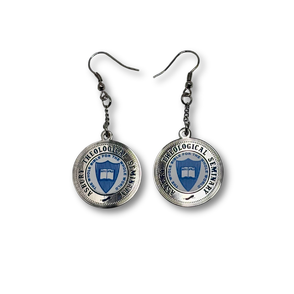 Seminary Seal Kidney-Back Earrings