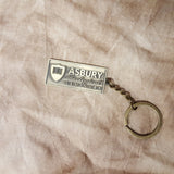 Brass Asbury Keychain