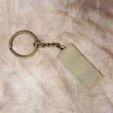 Brass Asbury Keychain